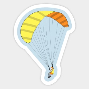 Parachuting Sticker